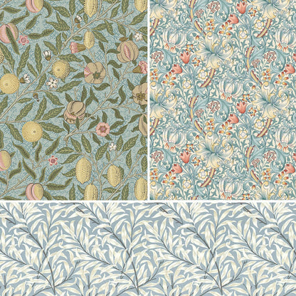 Black Label William Morris Set of 4 (3 + Free) Beeswax Wraps | Pomegranate