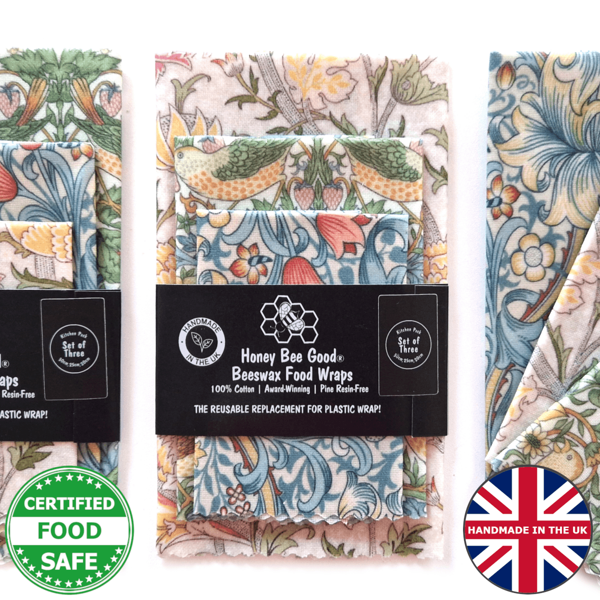 Beeswax Wrap from our Sustainability Award-winning UK Small Family Business. 3,600 5* Reviews. WHOLESALE, too.