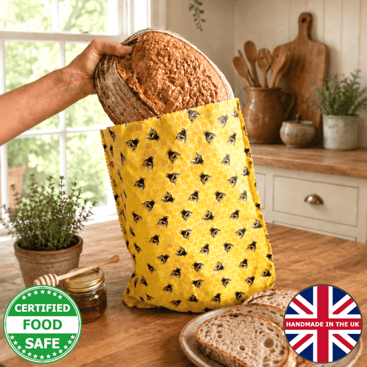 XXL Beeswax Bread Bag from our Sustainability Award-winning UK Small Family Business. 3,600 5* Reviews. WHOLESALE, too.
