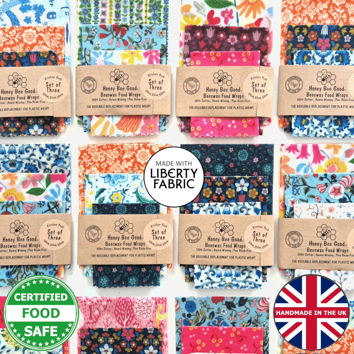 Beeswax Wrap from our Sustainability Award-winning UK Small Family Business. 3,600 5* Reviews. WHOLESALE, too.