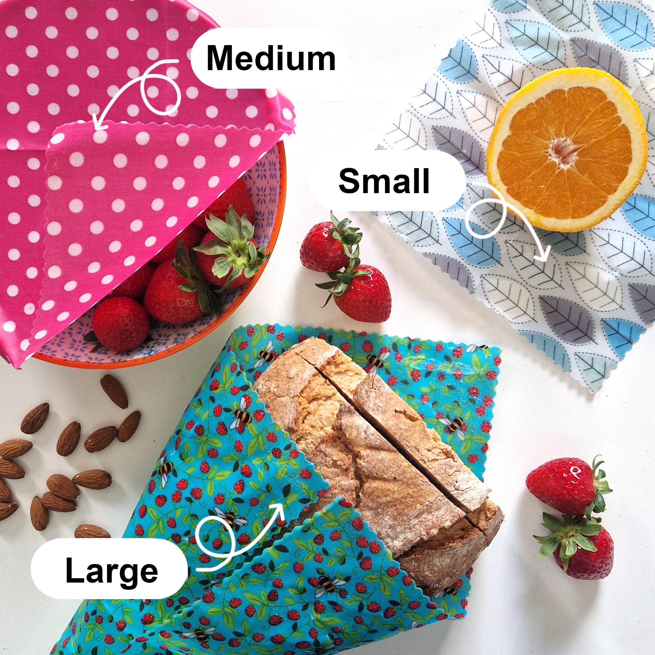 Award-winning Small Family Business. 3,600 5* Reviews. WHOLESALE, too. Reusable beeswax wraps are reusable biodegradable and last a year+