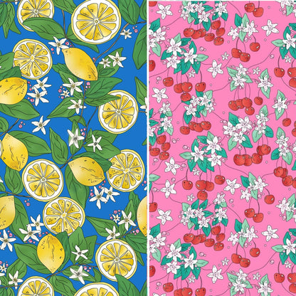 Classic British Collection Set of 3 Beeswax Wraps | Sunny Fruit
