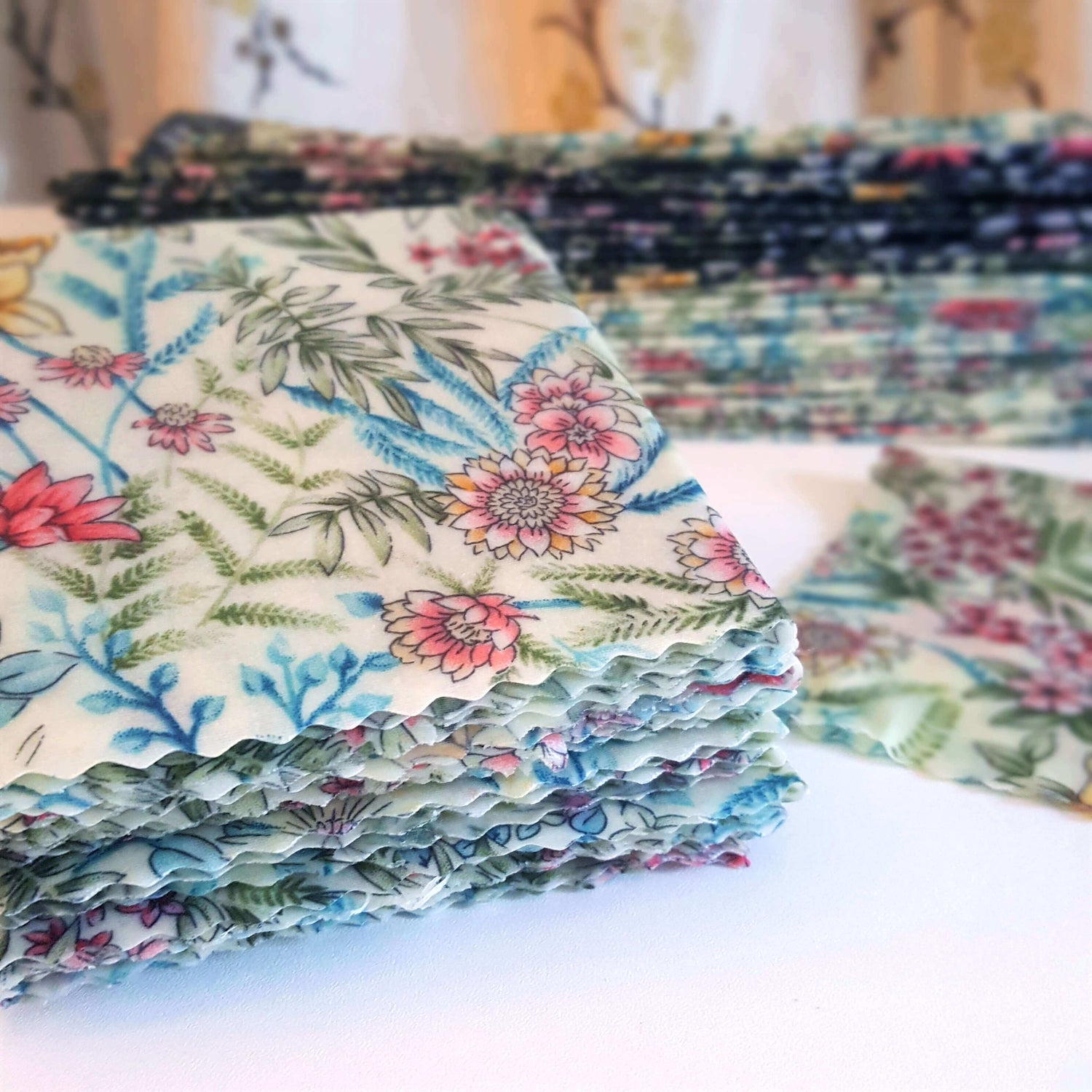 Award-winning Small Family Business. 3,600 5* Reviews. WHOLESALE, too. Reusable beeswax wraps are reusable biodegradable and last a year+